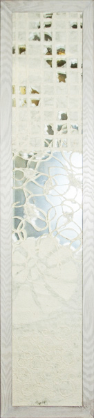 MS221 Wall Décor objet d art box framed paper mirror with glass